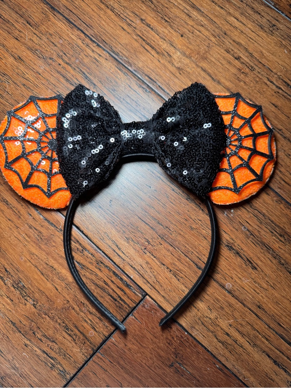 🕸️ Halloween Spiderweb Mouse Ears 🎃🖤